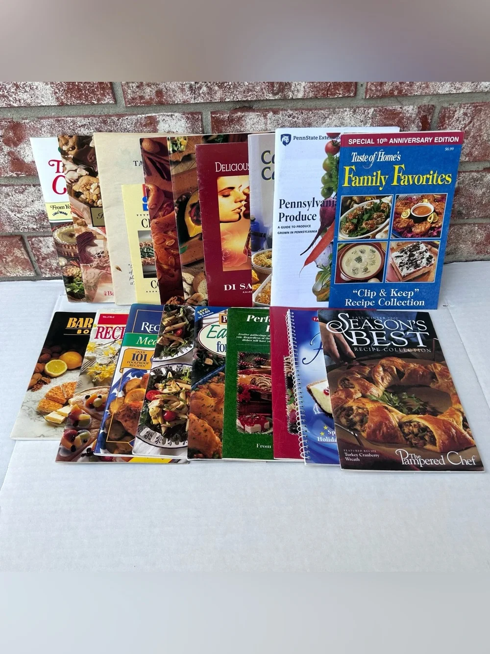 19 Ct Vintage Cook Booklet Lot 1990s & 2000s Recipes Ephemera Junk Journal